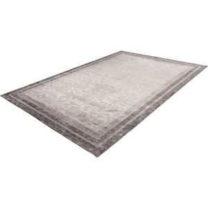 Luxe bamboezijde vloerkleed Eden - Grijs 202 - 120x170 cm