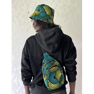 Afrikaanse handmade ankara rugzak
