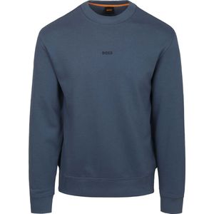 BOSS - Smallcrew - Pullover - Blauw