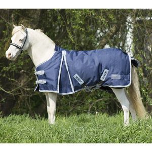 Qhp Deken Turnout Falabella 200gr Donkerblauw - 85/115