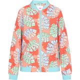 MYMO - Tussenjas - Lichtgroen - Bomberjack - Bloemenprint