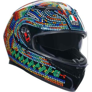 Agv K3 E2206 Mplk Rossi Winter Test 2018 001 M - Maat M - Helm