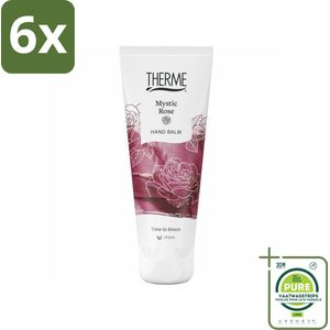 Therme - Mystic Rose - Handbalsem - Hydraterend - Verzorgend - 75ml - Voordeelverpakking - 6 stuks - Handbalsem - Hydraterende handcreme