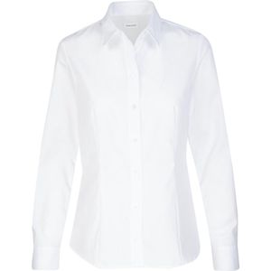 Seidensticker dames blouse regular fit - wit - Maat: 48