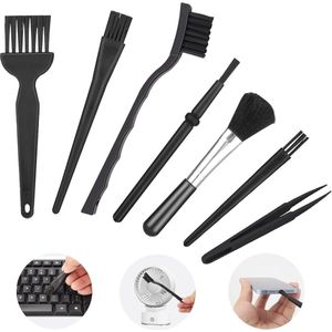 7-delige Set van Nylon Borstels voor PC, Toetsenbord en Elektronica Reiniging