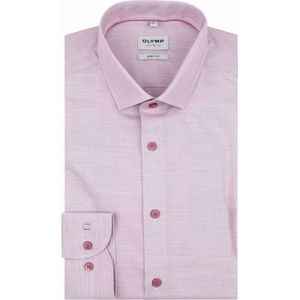 OLYMP - Level 5 Overhemd Roze - Heren - Maat 37 - Slim-fit