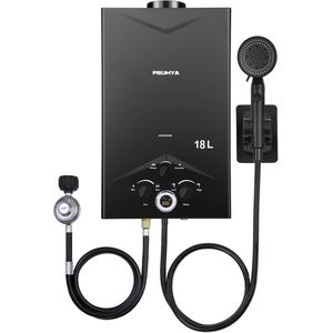 36kW Propaan Waterverwarmer - Draagbare LPG Verwarming met 18L/min en Digitaal Bedieningspaneel