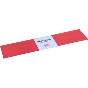 9 x Crepe papier Rood pakket 250 x 50 cm - Knutselen met papier - Knutselspullen