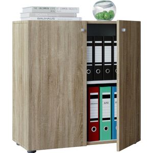 Archiefkast opbergkast Vandol mini lichtbruin 74 cm hoog