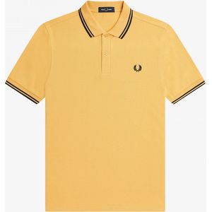 Fred Perry - Polo M3600 Geel P95 - Slim-fit - Heren Poloshirt Maat L