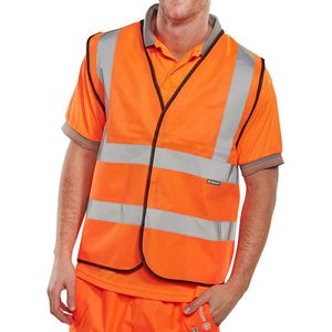 Beeswift BSEEN Vest - Oranje - Maat S
