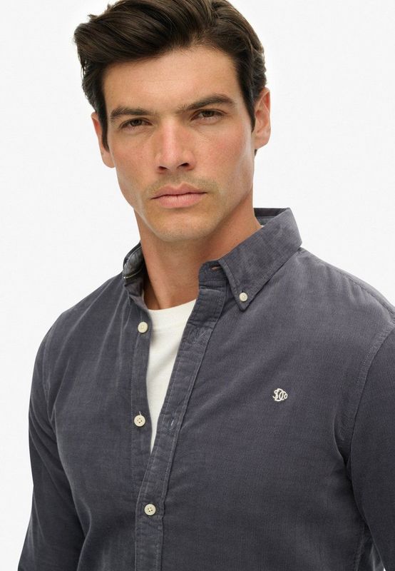 Superdry - Classic Needle Cord - Overhemd - Ribfluweel - Lange Mouwen