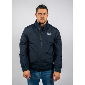 Emporio Armani Ea7, Heren, Sweatshirts & Hoodies, Blauw, Maat: 3XL Polyamide,