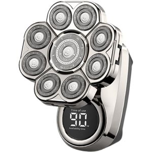 Skull shaver - Hoofd scheerapparaat mannen - Scheerapparaat hoofd - Hoofd kaal scheren - Head shaver - 9 mesjes + andere opzetstukjes