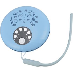 Generic Baby White Noise Machine, 8 Sweet Lighting Modi 10 Singling -geluiden van Haar Baby Om Te Slapen voor Thuisreizen voor Pasgeborenen die Voeden (Pauw blauw)