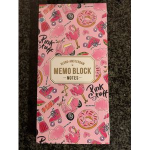 Blond Amsterdam - Pink Stuff - Memoblock - Roze