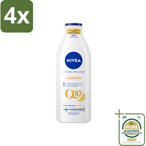 Nivea - Q10 - Verstevigende Bodylotion - Vitamine C - 48 uur Hydratatie - Voor Normale Huid - 400 ml - Voordeelverpakking - 4 stuks - Verstevigende lotion - Vitamine C