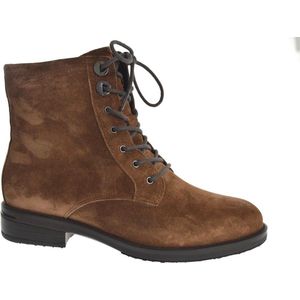 Hartjes Mannen Suède  Enkellaarsjes / Laarzen / Damesschoenen 130372 - Cognac - Maat 40