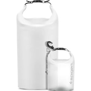 Spigen Aqua Shield Waterdichte Tas Set [20L+2L] Dry Bag Waterdichte Rugzak Pouch voor Strand Zwemmen Camping Varen Kajakken -Snow White