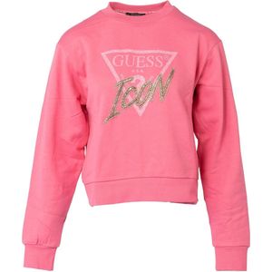 Guess - Cn Icon - Dames Sweatshirt - Fel Roze