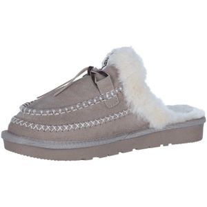 Double Heart Dames Pantoffel | Beige | Maat: 36