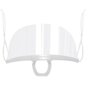 Gastvrij mondkapje transparant