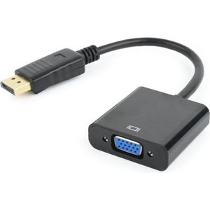 Gembird DisplayPort to VGA adapter Cable Black