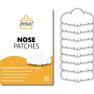 Jinius ® - Nose Patches - Nose Patch - Acne Patch - Neus Patches - Neus Strips - Puisten Verwijderaar - Puisten Pleister - Acne Pleister - Acne Sticker - Puistjes Verwijderen - 8 strips