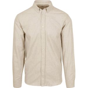Anerkjendt - Overhemd Akkonrad Beige - Heren - Maat S - Regular-fit