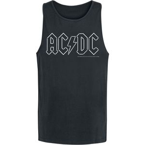 AC/DC Black Logo Heren Tanktop - zwart - M