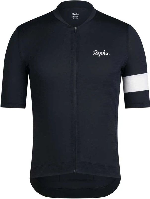 Rapha Core Lightweight Jersey Fietsshirt (Heren |zwart/blauw)