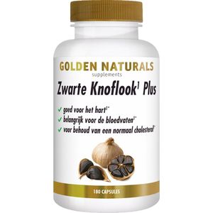 Zwarte Knoflook Plus - Supplement - Antioxidanten - Golden Naturals
