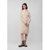 Jurk - Gebreide Midi-jurk - Wolmix - Regular Fit - Ajour-details