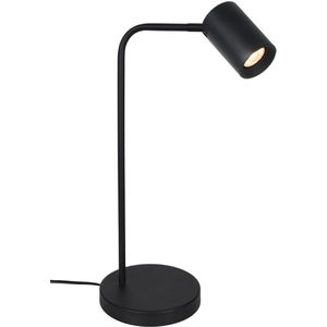 Tafellamp Megano Zwart - hoogte 45cm - excl. 1x GU10 lichtbron - IP20 > lampen staand zwart | tafellamp zwart | bureaulamp zwart | tafellamp slaapkamer zwart | tafellamp woonkamer zwart | tafellamp werkkamer zwart | leeslamp zwart