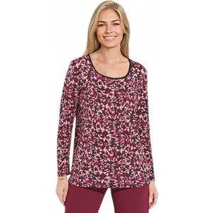 Lang, los T-shirt met grafische print