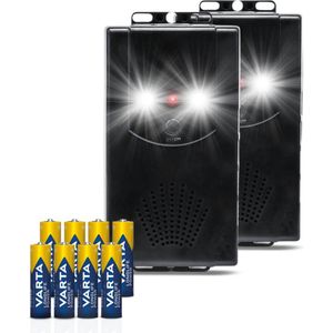 BYMADE Marterverjager Auto Outdoor - Steenmarter Verjager Binnen & Buiten - Multifunctioneel - Op Batterij - 2 Stuks