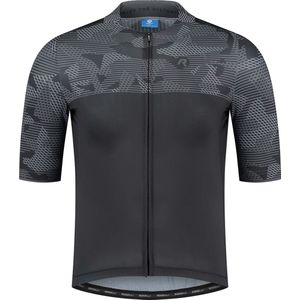 Rogelli Camo Fietsshirt - Korte Mouwen - Heren - Zwart, Grijs - Maat XXL