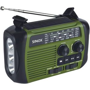 Sinox SXL5500 - Noodradio - Bluetooth Speaker - Powerbank - Zaklamp
