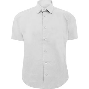 Russell - Collectie - Overhemd - Wit - Korte Mouw - Easy Care