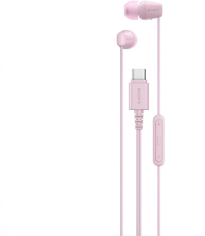 Sony - IER-EX15C - In-ear Oordopjes - Roze - USB-C met Microfoon