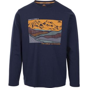 Trespass Sweatshirt Flinder Casual Tshirt Navy-M