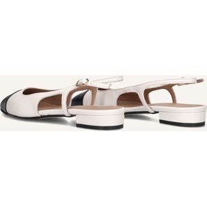 Notre-V - 08-490 - Hakken - Wit - Leer - Gesp