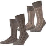 ESPRIT - Chaussettes - Beige Taupe Melange - Multipack van 2 Pairs - M