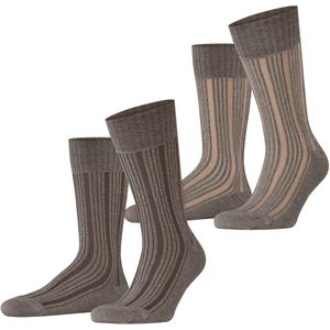 ESPRIT - Chaussettes - Beige Taupe Melange - Multipack van 2 Pairs - M