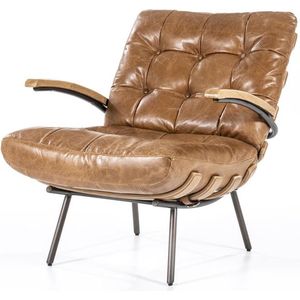 Fauteuil Bastiaan | Cognac Leer