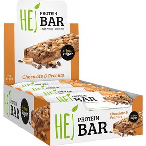 HEJ Bar (12x60g) Chocolate & Peanuts