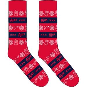 Ajax-kerstsokken rood