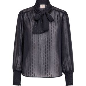 Peppercorn Debora Bow Blouse Black