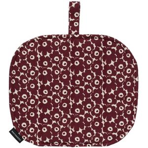 Marimekko Pikkuinen Unikko pannenlap bordeaux