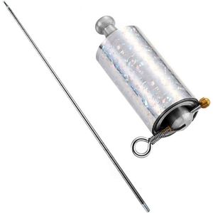 Magische telescoopstang van 150 cm - professionele draagbare stalen toverstaf met accessoires .